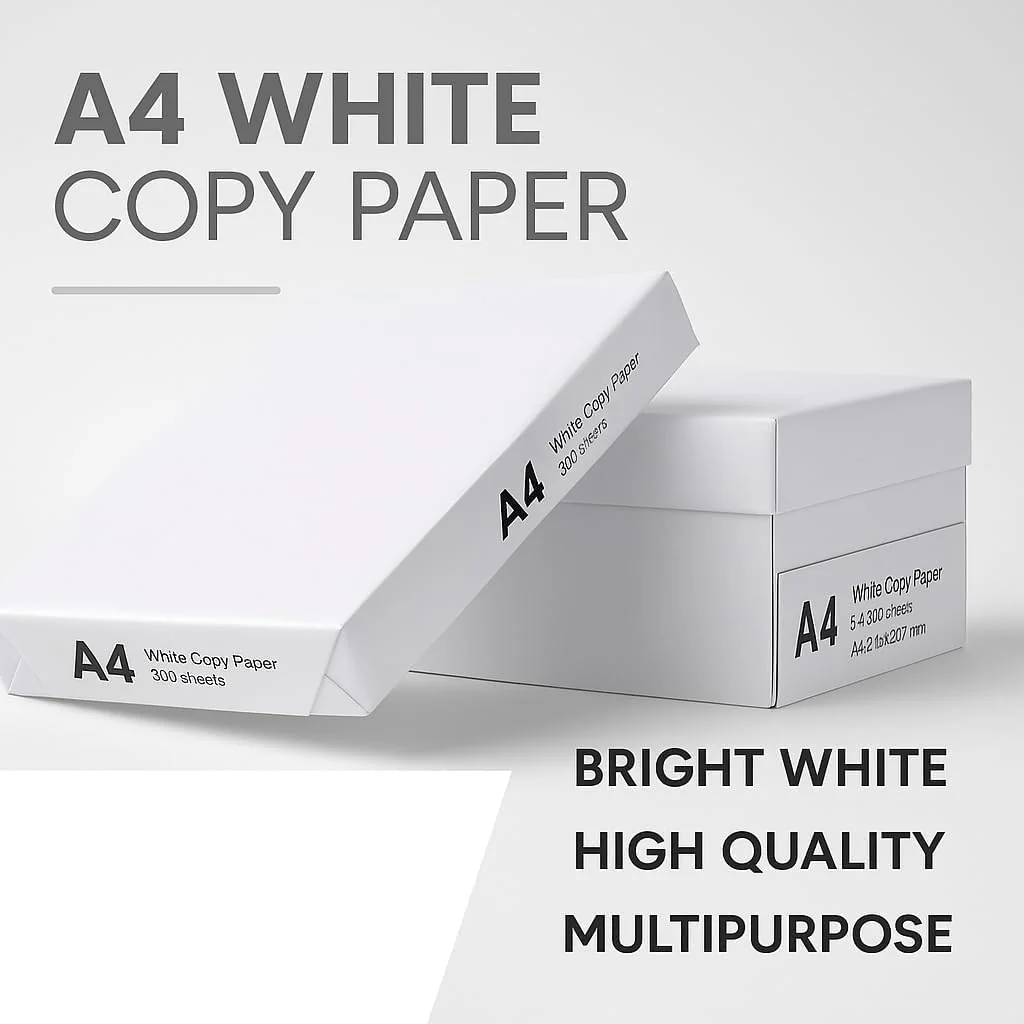 A4 White Printer & Copier Paper  Unbranded – 70gsm, 2500 Sheets (Pack of 2500)