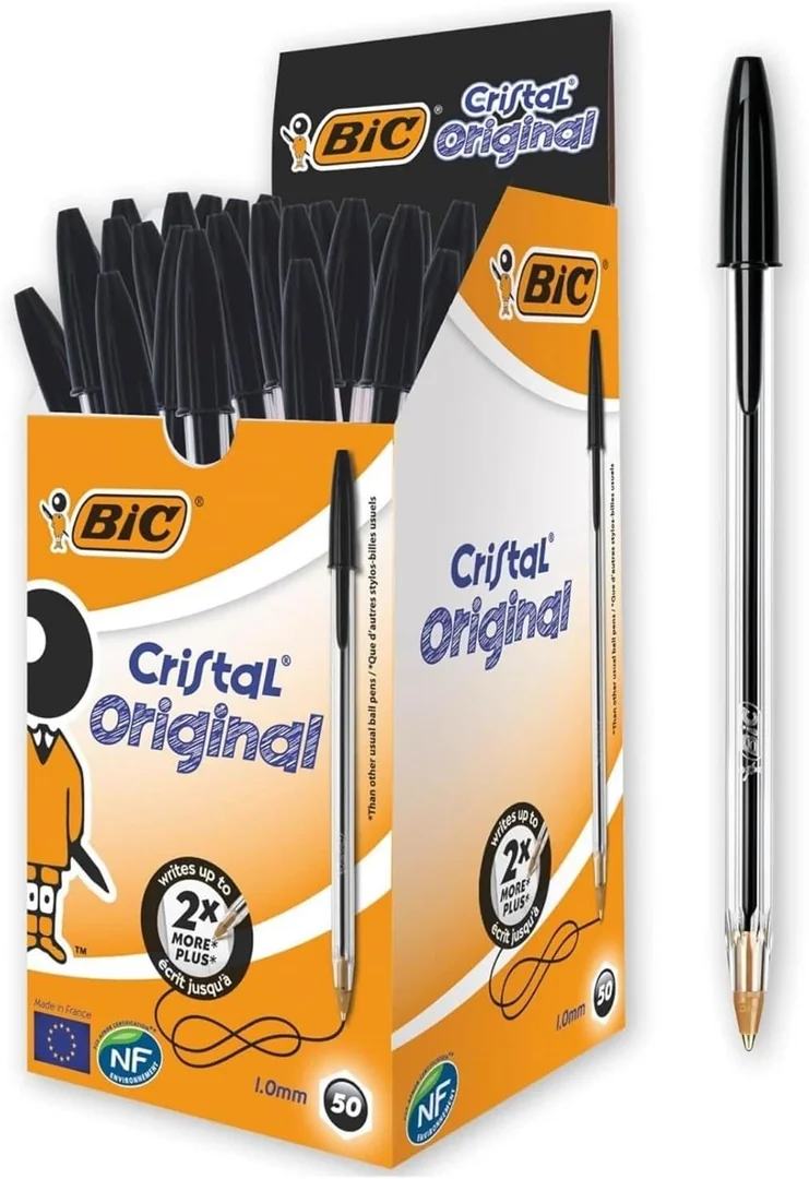 Bic Cristal Ballpoint Pen  Black Pack of 50