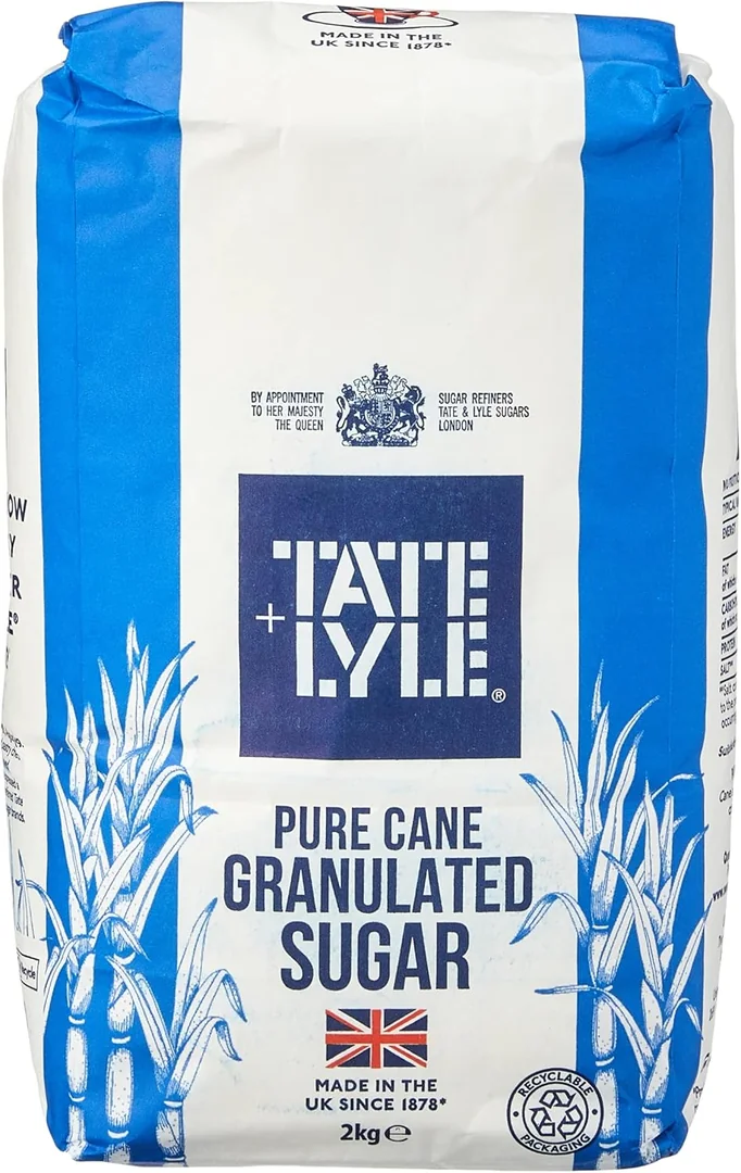 Tate & Lyle White Granulated Sugar 1kg Bag Pure Cane Sugar