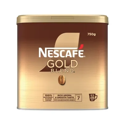 Nescafé Gold Blend Rich & Smooth Instant Coffee – Medium Roast Arabica, 750g Tin