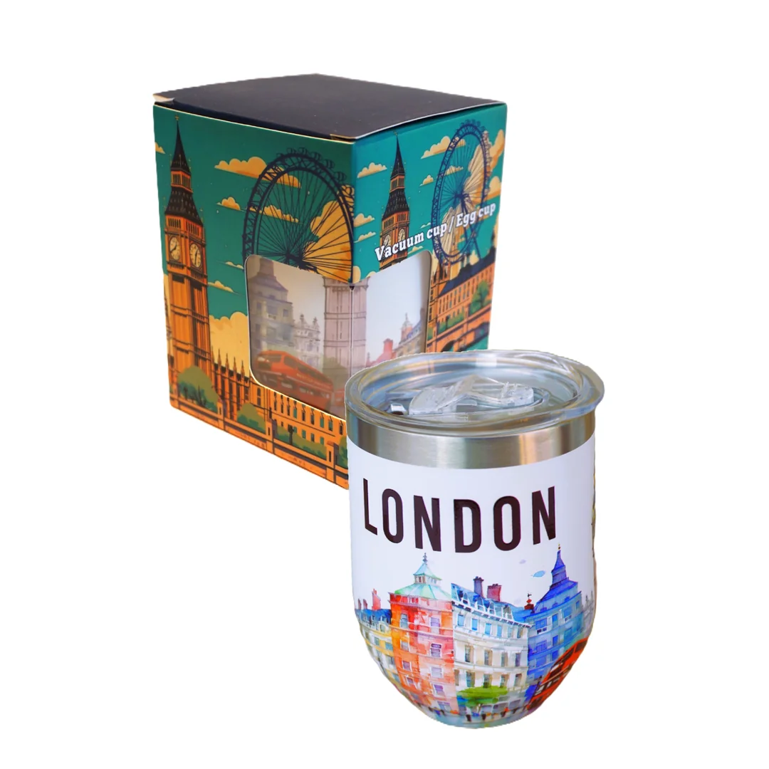 London Skyline  Travel Mug - Stainless Steel Tumbler with Lid