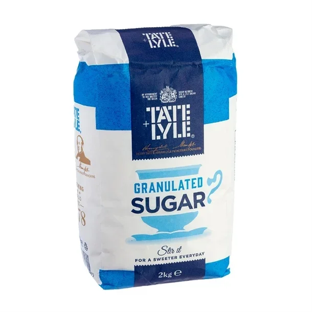 Tate & Lyle White Granulated Sugar 2 kg Bag Pure Cane Sugar